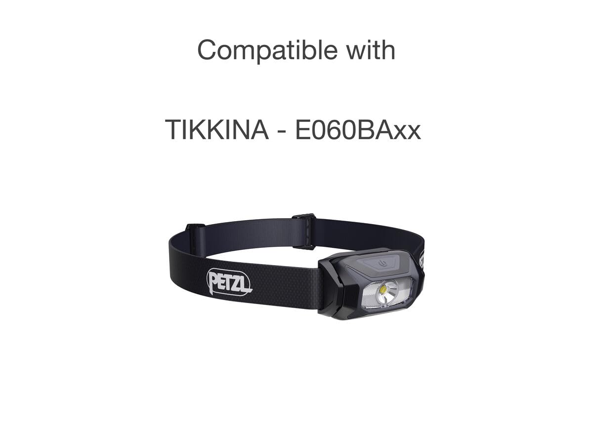 PETZL Fascia di ricambio per fari TIKKINA, Tikka, ACTIK - Nero