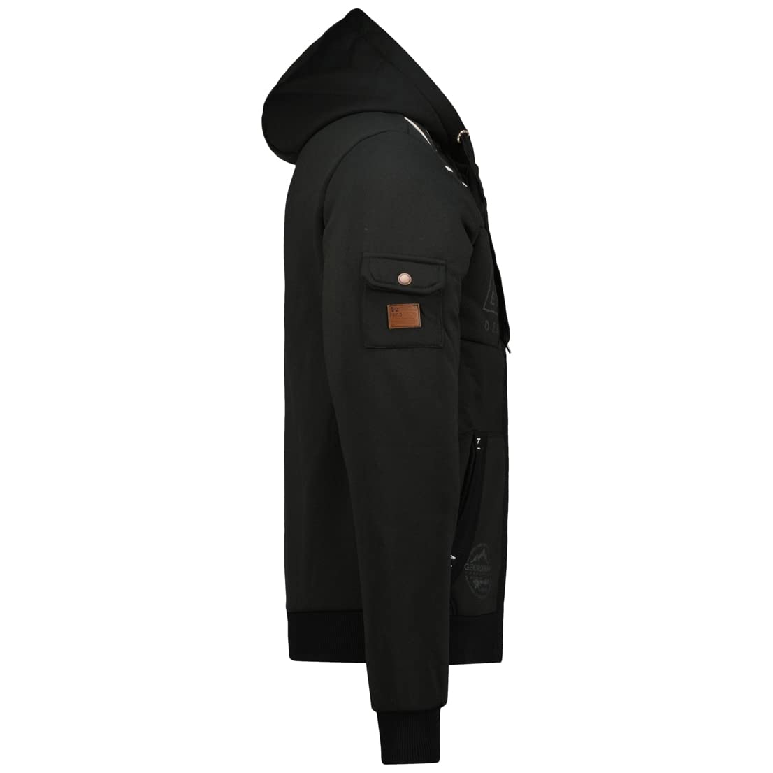 Geographical Norway GARADOCK MEN - Sudadera Con Cremallera Para Hombre - Sudadera Hoodie De Algodón Para Hombre - Sudadera Con Capucha De Manga Larga - Sudadera Sport Casual Regulier