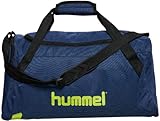 hummel Sporttasche Core Sports Bag 204012 Dark Denim/Lime Punch L