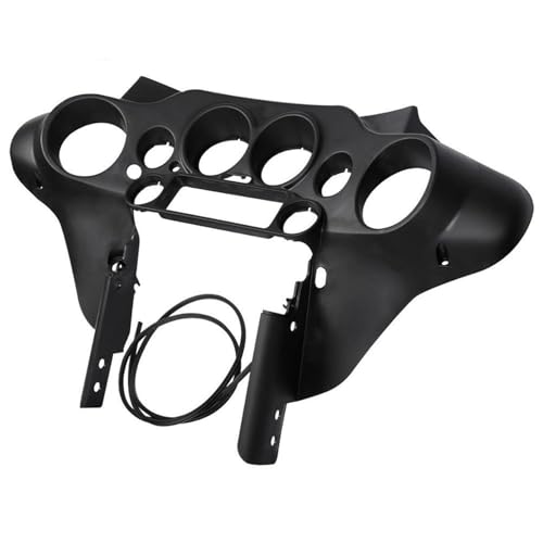 Pare-brise Batwing 8" noir mat pour moto Harley Davidson Touring Electra et Street Glide 1996-2013