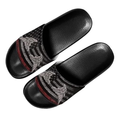 Image of Footwear for Mens Open Toe Athletic Sandals Anti-Slip Sole Slide Sandals Pillow House Flat Shoes Comfortable Slip On Slippers for Indoor & Outdoor