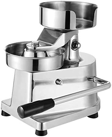 Commercial Burger Press machine Hamburger Patty Maker 100mm/4inches 130mm/5inches Stainless Steel Burger Press Heavy Duty Beef Meat Forming Processor (10CM (4inches))