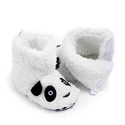 Infant Toddler Cartoon Fleece Booties Warm Prewalker Animal Christmas Boots Plush Snow Winter Thicken Warm Cute Shoes3