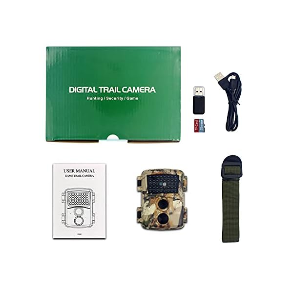 Mini-Trail-Kamera, wasserdichte Wildkamera, 12 MP, 1080P, Scouting Cam – Bild 8