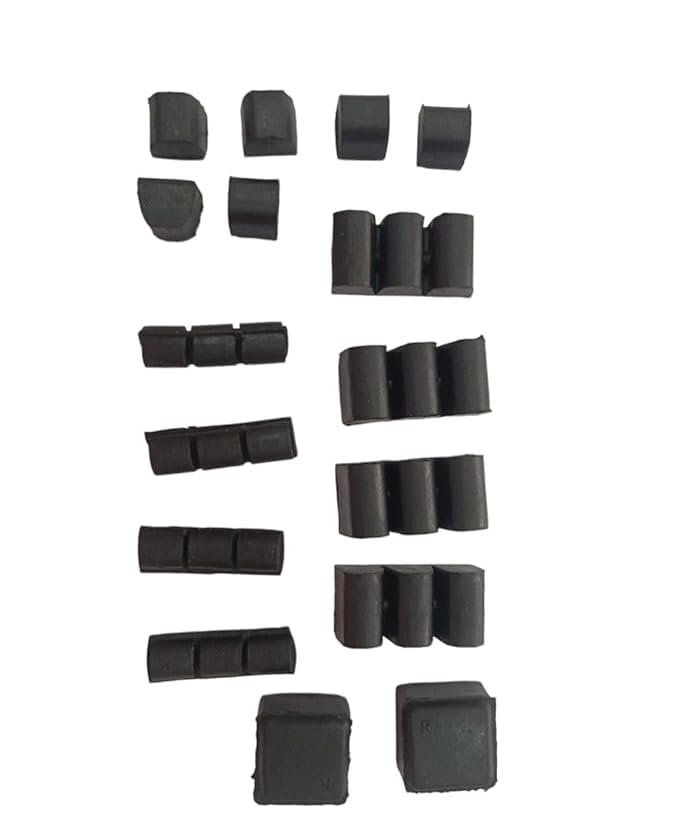 NS Rx100/135 CYLINDER HEAD RUBBER KIT PACK OF 16 PC Engine Block Rubber Kit-image-10