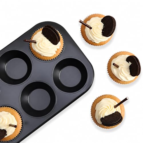 Image of Xacton 4-Piece Cake Mould Combo Set | Round Springform Pan, Loaf Pan, Muffin Tray & Pizza Baking Tray | Non-Stick Bakeware for Cake, Bread, Muffins & Pizza | OTG, Microwave Oven & Cooker Safe