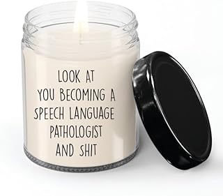 Speech Language Pathologist Candle, Speech Language Pathologist Gifts, Gift for Speech Language Pathologist, Speech Language Pathologist Lovers, Birthday Christmas Basket Gift Idea
