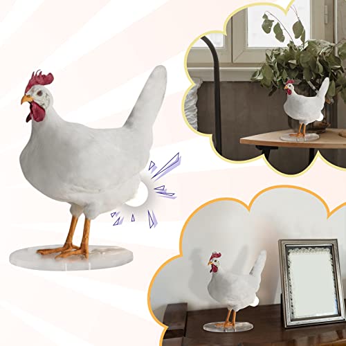 This Taxidermy Chicken Eggs Lamp Exists And We Begrudgingly Love It Personalized Hen Laying Sculpture Table Light Home Decoration Novelty Creative Holiday Gift (1Pc) #TOP2