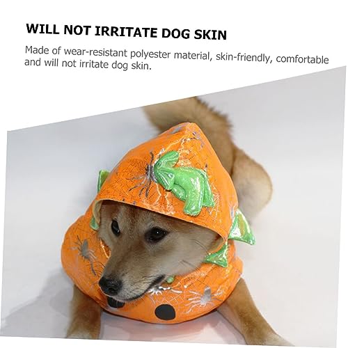 Disfraz Halloween para perro Toyvian naranja 24x18 cm miniatura 6