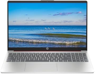 HP 2024 Portable 15'' HD Micro-Edge IPS Laptop, Intel Pentium Processor Up to 3.68GHz, 16GB DDR4, 128GB SSD, HDMI, Webcam, Ultra-Fast 6th Gen WiFi, Windows 11 OS, Dale Red (Renewed)