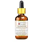 Greenwood Essential Aire limpio aceite esencial Mezcla de para bacterias, virus, gérmenes y aire limpio inodoro 30ml (1oz)