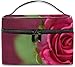 Produktbild Portable Travel Toiletry Bag Organizer,Valentines Day Pink Rose Cosmetic Bags for Women Girl,Makeup Bag, Storage Bag