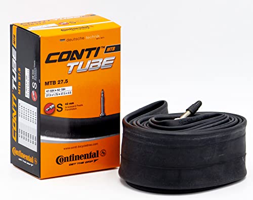 Continental 182311 27.5" Bicycle Tube, 1.75"/2.5" 42mm Presta Valve