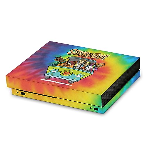 Skin Xbox One X Scooby-Doo : l'autocollant vinyle tie dye pour vos soirées rétrogaming