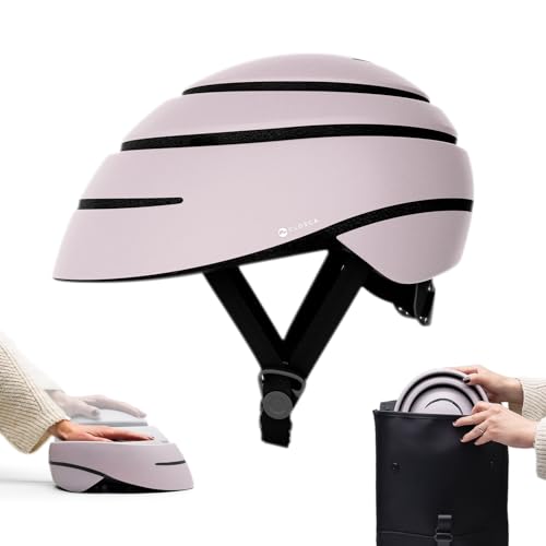 CLOSCA. Faltbarer Helm für Fahrräder und E-Scooter. Leicht, kompakt und Zertifiziert. Unisex-Design für Damen und Herren. Fahrradhelm für Erwachsene, ideal für Radfahren und Stadtfahrten.