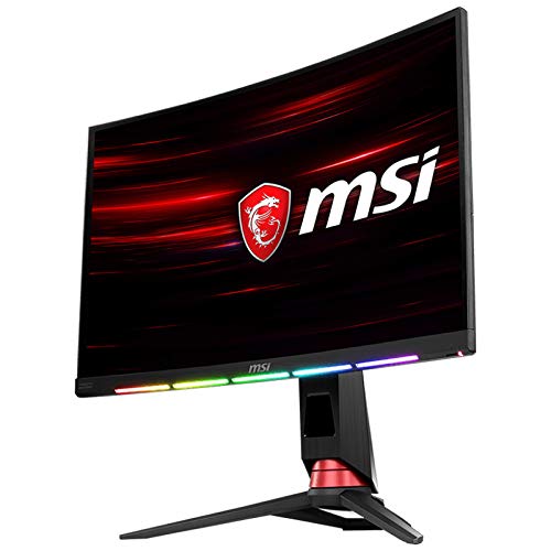 MSI Optix MPG27CQ2 68,5 cm (27 Zoll) Curved LED Monitor (WQHD (2560 x 1440), 1ms, 144Hz, Steelseries Gamesense, Frameless Design, OSD App, FreeSync) schwarz