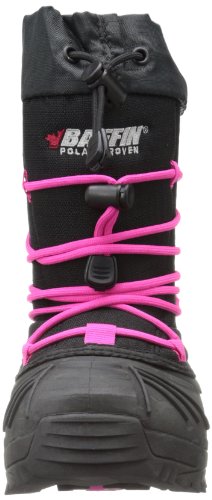 Baffin Unisex-Child Snogoose Snow Boot, Black/Hyperberry, 2 M Us Little Kid #TOP1