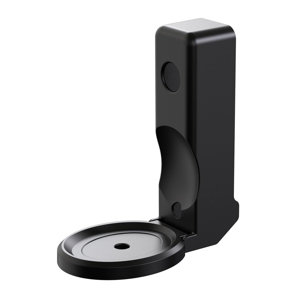 ELLENNE SUPPORTO DA MURO PER ALEXA ECHO SPOT 2024 DA PARETE NERO | SUPPORTO DA MURO PER ALEXA ECHO SPOT 2024 DA PARETE - SALVASPAZIO NASCONDERE CAVI - SENZA VITI - NERO