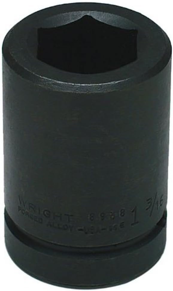 Wright Tool 89132 1" Drive 6 Point Deep Impact Socket, 4-1/8"