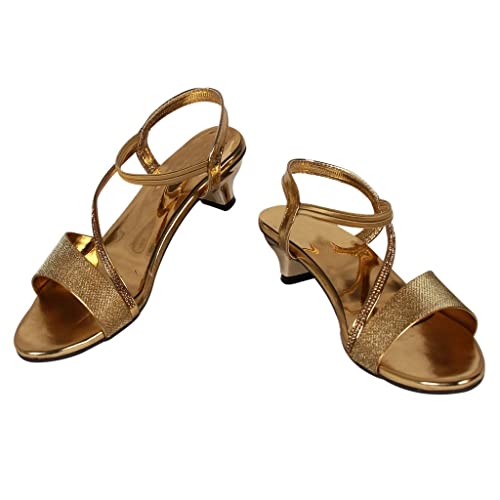 Footshez Women's Gold Juttis - 5 UK (38 EU) (7 US) (MH-1818-GL-38)