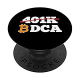 401K BTC Bitcoin DCA Dollar Cost Averaging PopSockets Adhesive PopGrip