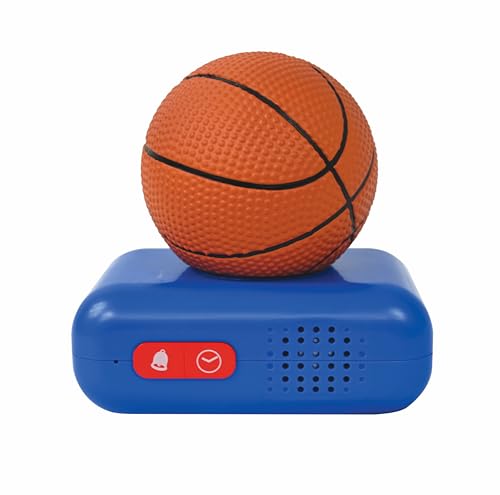 LEXiBOOK - Basketball - Basketball Nightlight Alarm Clock, Sounds and Melodies, LCD Backlit Screen, Luminous, Snooze, Blue/Orange, RL800BA by LEXiBOOK - Image 2