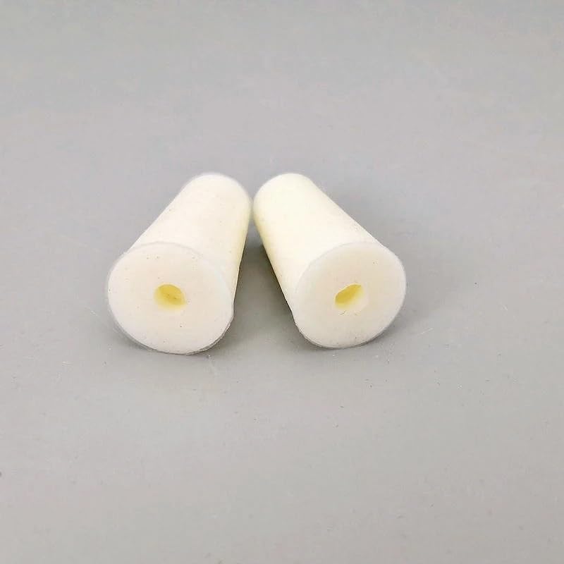 10pcs Laboratory Silicone Stopper Test Tube Caps - Hollow Plug for Experiment, Non-Toxic & High Temperature Resistant(24-30mm)