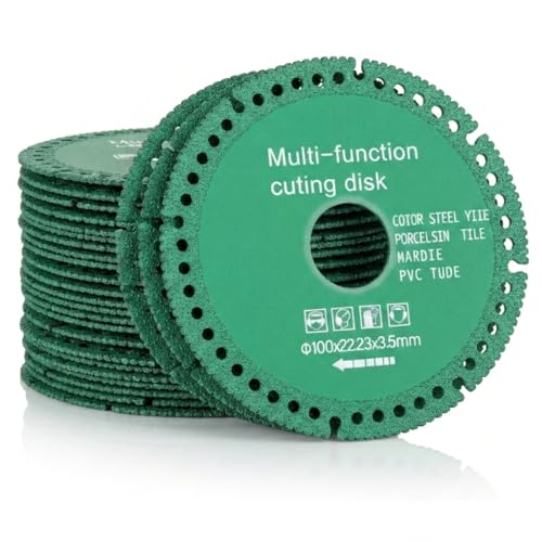 Disque de coupe 10,2 cm pour dalle de roche et lame meuleuse arbre 2,2 cm