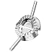 Best Utensils Stainless Steel Ravioli Mold Pierogi Dumpling Maker Wrapper Pastry Dough Cutter Kitchen Accessories (S: 3 1/4 inch)