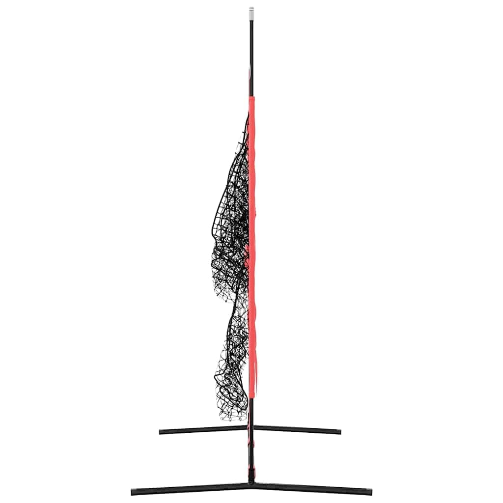 Baseball-Übungsnetz Schwarz 214,5 x 89,5 x 181 cm Polyester langlebig für Training, Fangen, Pitching im Außenbereich, inklusive Tragetasche, geeignet für Teamsport, Kinder, Erwachsene