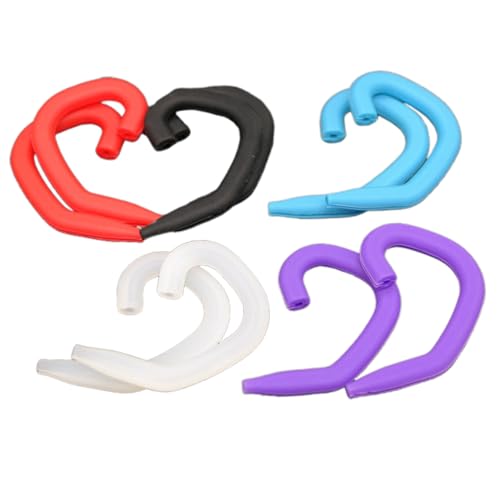 FRCOLOR 10 Pairs Silicone Ear Hooks for Masks Adjustable Ear Protectors Comfortable Mask Hanging Accessories Suitable for Adults and Teens