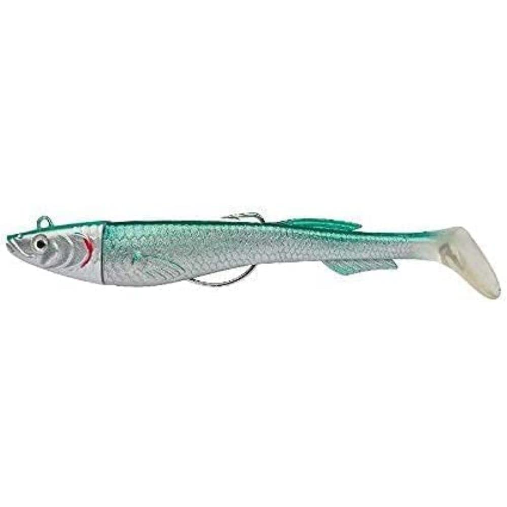 Berkley PowerBait Power Sardine, Fishing Hook, Soft Lures, Sea Fishing, Saltwater Soft Bait Minnow Paddle Tail Lure for Bass, Seabass, Pollack, Cod, Eel, Ling and Wrasse, Ayu Green, 10g | 9cm โ image 1