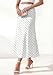 BTFBM Maxi Skirts for Women 2026 Summer Spring Lightweight A Line High Waisted Wedding Guest Party Silk Long Midi Skirt(Dot White Black, Medium)