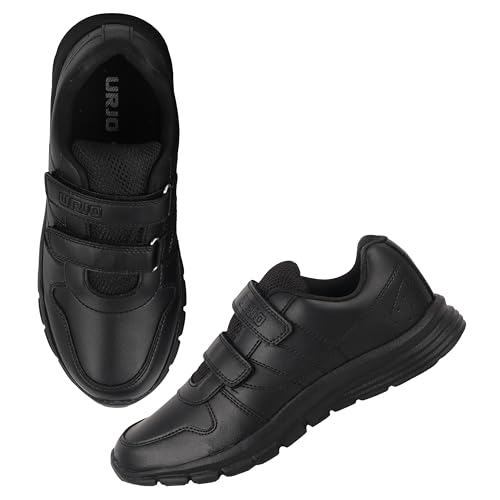 Image of URJO 1160 Kid's School Shoes | Breathable, Lightweight & Durable | Memory Foam EVA Sole, Velcro Strap, Comfortable Fit Shoes Boys & Girls