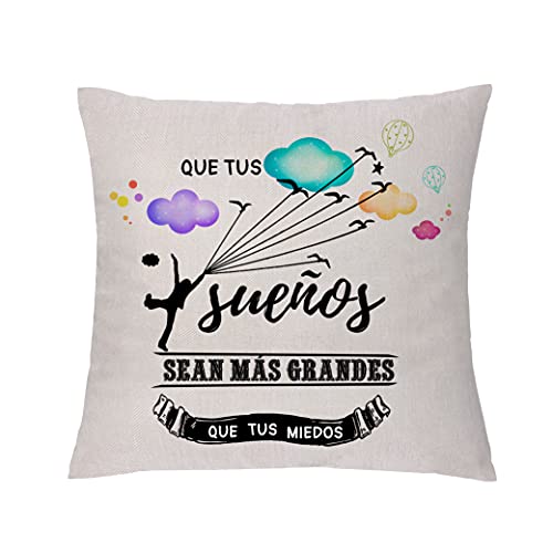 Funda de cojín inspiradora Unicornio Encourage Regalo de cumpleaños Funda de Almohada Hijo...