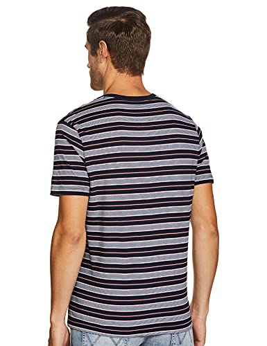 Image of Jockey 2717 Men's Super Combed Cotton Rich Striped Round Neck Half Sleeve Regular Fit T-Shirt