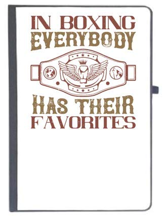 UDNAG Ruled Notebook Diary 'Boxing | in Boxing, Everybody has Their Favorites', [A5 80Pages 80GSM]