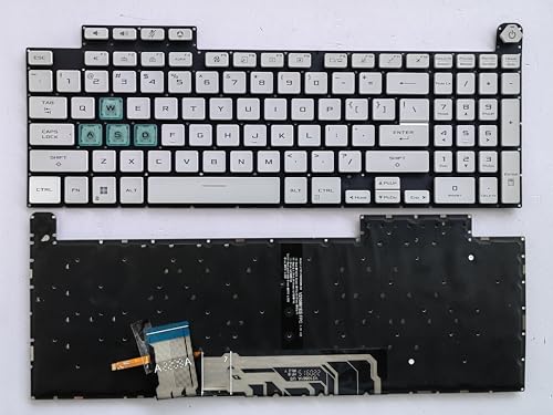 Eobruweo �m�[�g�p�\�R�������p�L�[�{�[�h US ASUS TUF Gaming FA617 FA617NS FA617NSR A16 FA617N FA617NT�p �g���b�N�|�C���g�Ȃ� �o�b�N���C�g�z���C�g