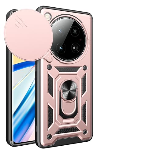 Kukoufey Compatible with Infinix Zero 40 5G Case Cover,with Slide Camera Lens Cover Compatible with Infinix Zero 40 5G X6861 Case Pink