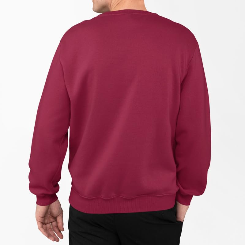 Image of New Men Modern Long Sleeve Sweatshirt Lightweight Comfortable Relaxed Fit Stylish Pullover Plain@1 Parent