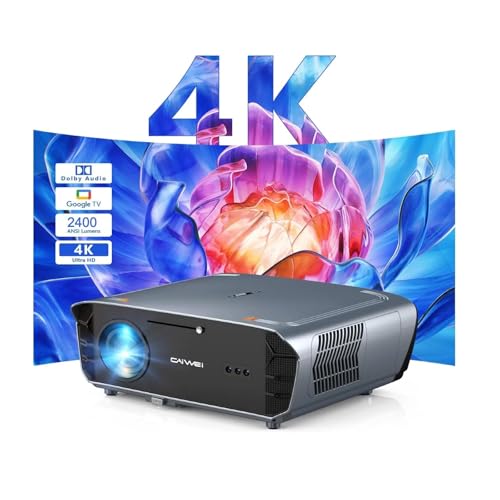 Beamer 4K mit Google TV Tageslicht Beamer Heimkino,Ultra HD...