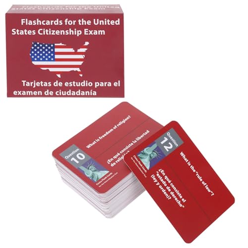 �č��s�����e�X�g�X�^�f�B�K�C�h2026�A- �p��/�X�y�C����A�č��s�����t���b�V���J�[�h 2026,100 Uscis ����񓚃t���b�V���J�[�h�ATarjetas para La Ciudadania De Las 100 Preguntas