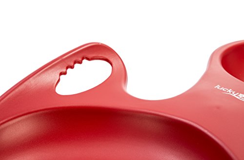 Lucky Bums Plastic Torpedo Sled, Red - Thumbnail 4