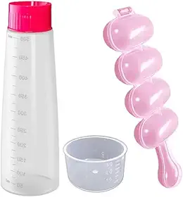 Kit Bisnaga Molhar Regar e Umedecer Bolo + Chocalho Boleador Para Brigadeiros e Docinhos