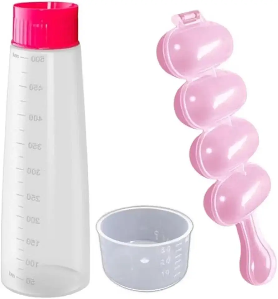 Kit Bisnaga Molhar Regar e Umedecer Bolo + Chocalho Boleador Para Brigadeiros e Docinhos