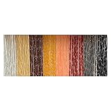 1PEZZO TENDA ELICOIDALE 'ACQUARIO' cm. 140 x 240 - marron./glitter oro