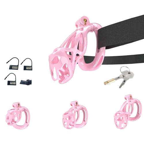 Cage de chasteté pour pénis avec anneau ergonomique anti-pincement D9P
