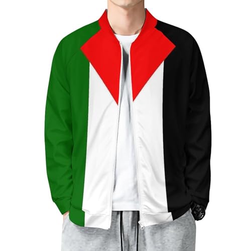 St Lucia Flag Map Mens Crewneck Zipper Shirt Sweatshirt Long Sleeve Casual Jacket Top Coat Shirt