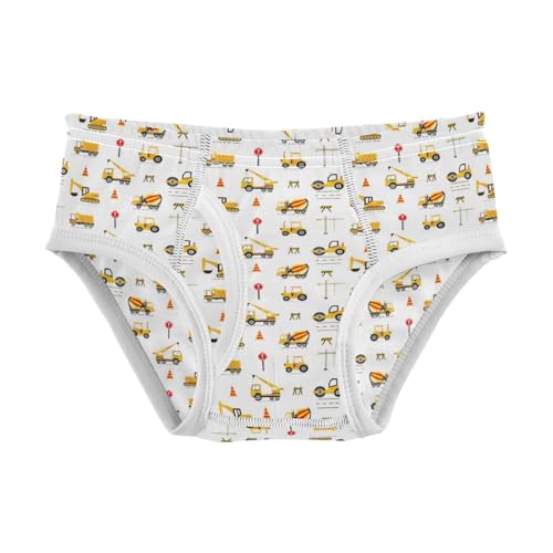 Boys' Exclusive Briefs Toddler Underwear 95% Combed Cotton Boxerbriefs 2T Construction Vehicle Pattern Cars 23
