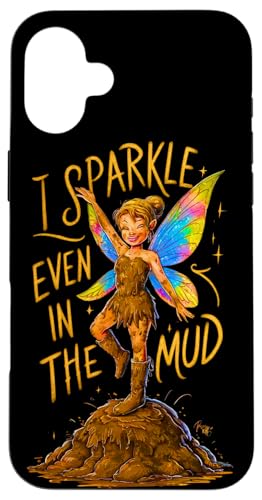 �}�b�h���� �v�����Z�X I Sparkle Even in Mud Team Fairy Girls ATV �X�}�z�P�[�X iPhone 16 Plus �p
